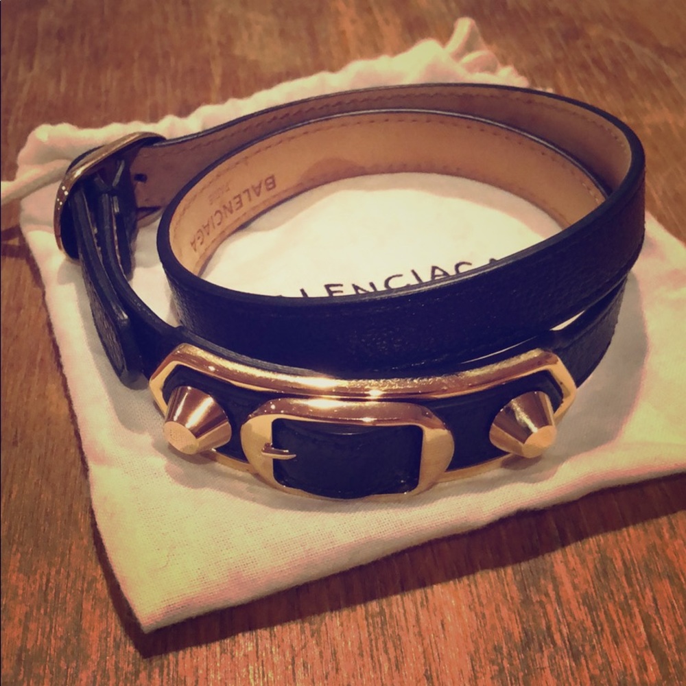 Balenciaga Black Leather